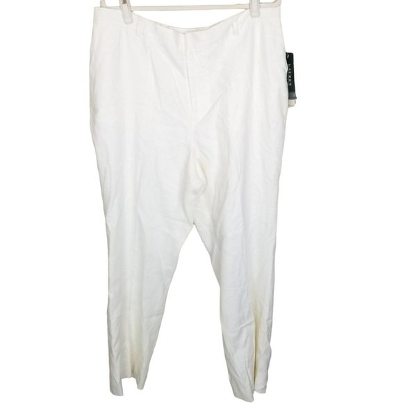 Lauren Ralph Lauren Womens 18 Ivory Monte Carlo Li - Picture 1 of 8